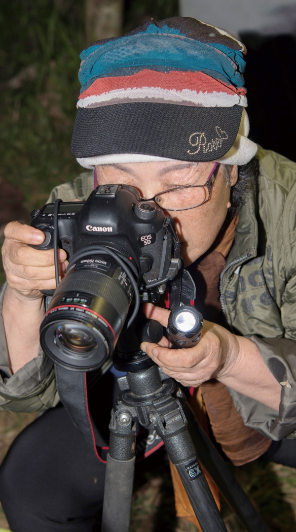 83세의 나이에도 생태사진작가로 활발한 활동을 벌이고 있는 조유성씨.