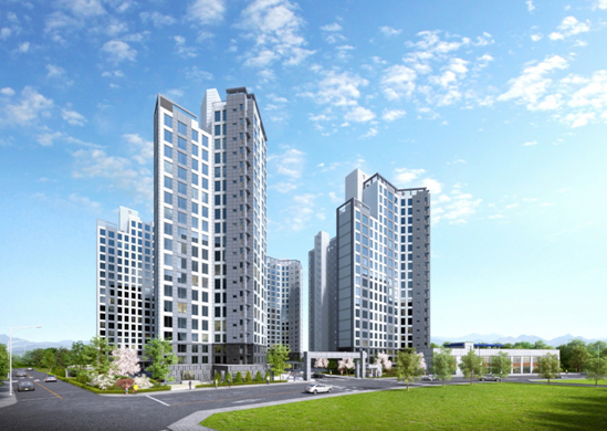 일군 스위트클래스 강경 투시도, 자료 : 일군토건