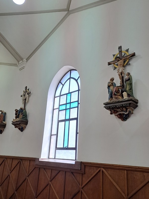 성당 스테인드.