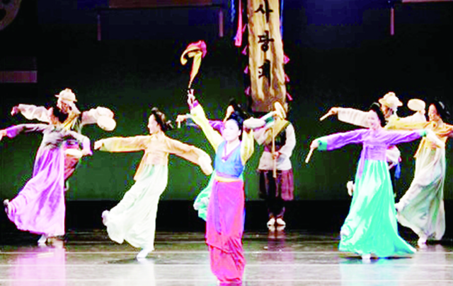 국립극장에서 국립무용단이 도미부인을 공연했다. (2010년)