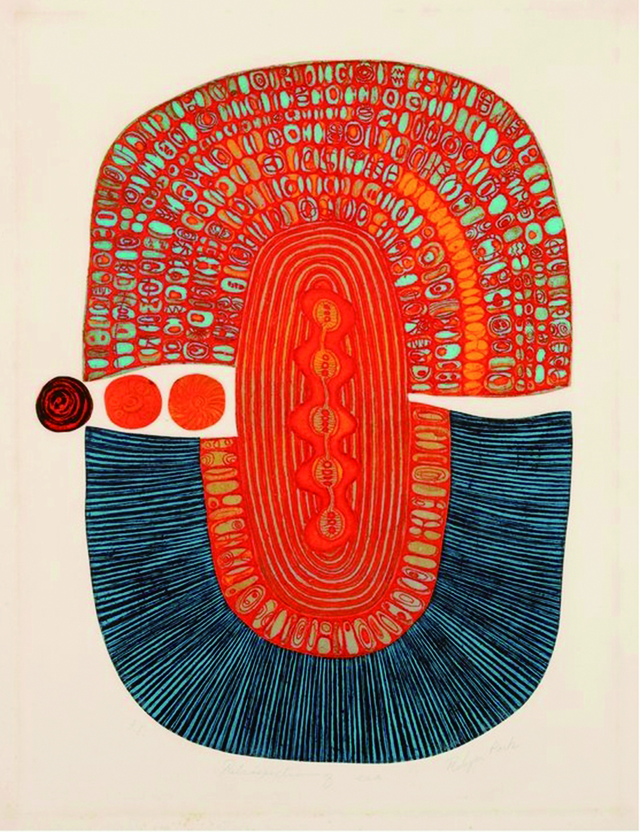 박래현 판화(국립현대미술관소장).