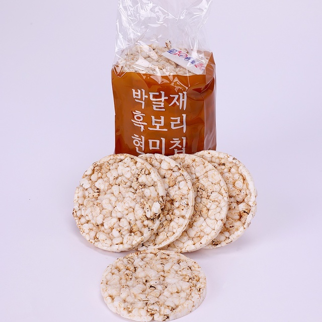 생산 제품=박달재흑보리현미칩