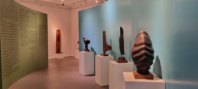 김영학 조각관 전시관 내부