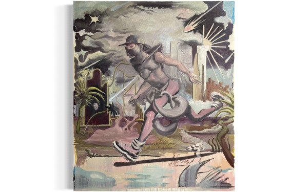 김윤섭, 러너 117-99cm oil on canvas 2024