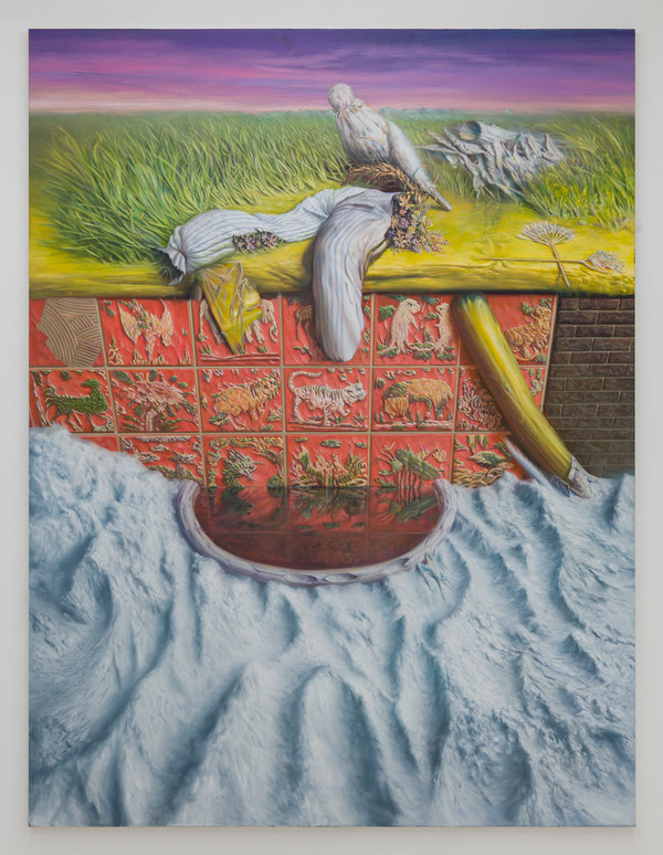 안재홍, Reconciliation of the Three Tyrants, Oil on Canvas, 250×190cm, 2023-2024