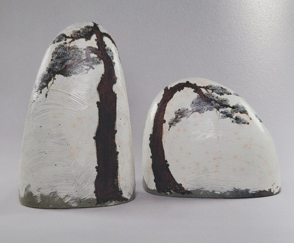 양미숙 작가의 '깊은 산에 심은 소나무'.