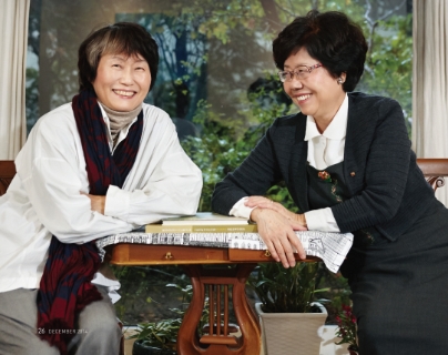 신수정(오른쪽)과 신수희 자매(예술의전당 매거진)