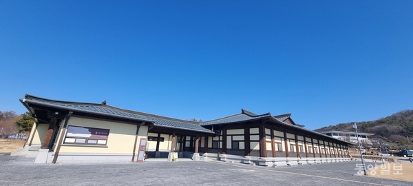 정림사지 박물관 외부 전경. 사진=도복희 기자