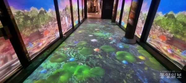 정림사지 박물관 내부 전경. 사진=도복희 기자