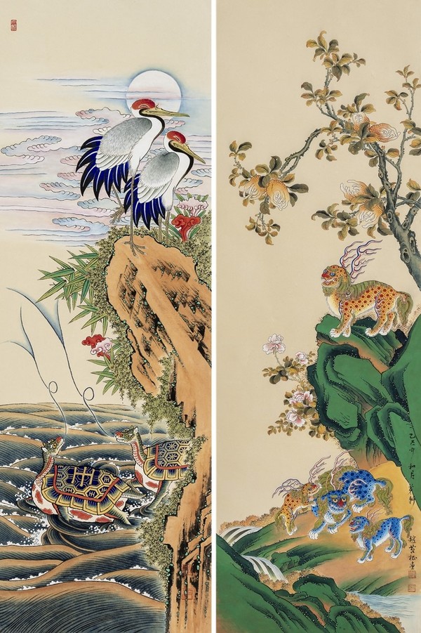 ▲조태정, 장생도(좌). 서수도2.