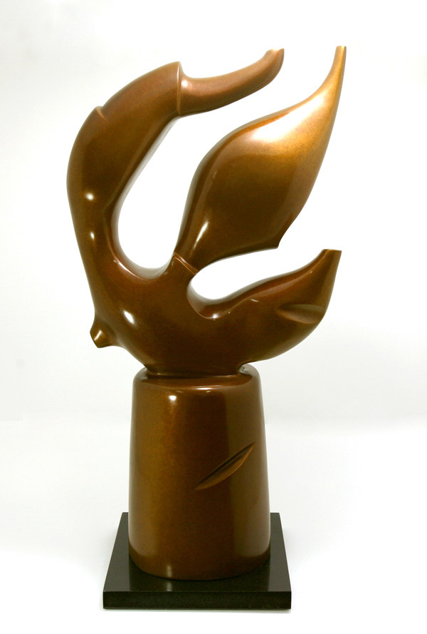 ▲이돈희, 빛바라기, 브론즈, 40×21×78.5cm, 2009