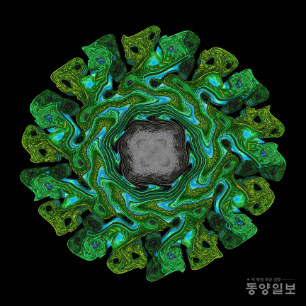 ▲ 문상욱作_ 프랙탈, 60x60cm, Pigment Print, 2025