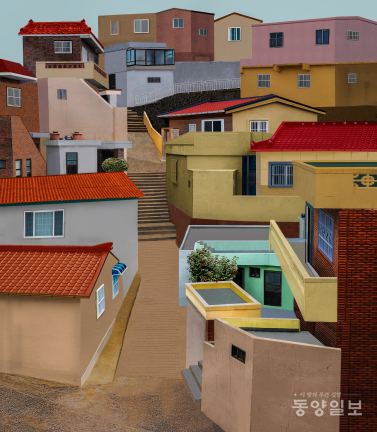 ▲손은영作_ 우리 동네,160x140cm, Archival Pigment Print, 2024