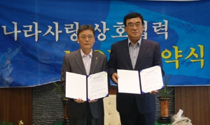 예산교육지원청(교육장 심성래)이 27일 홍성보훈지청(지청장 이종경)과 나라사랑 정신을 고취하기 위한 업무협약을 체결했다.