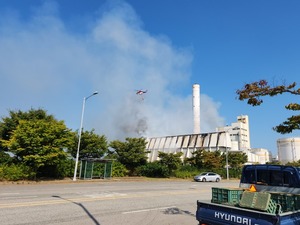 <b>당진 석문</b>산단 내 <b>석문에너지</b> 화재 발생